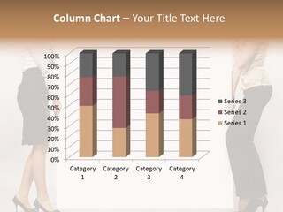 Casual Advertising Person PowerPoint Template