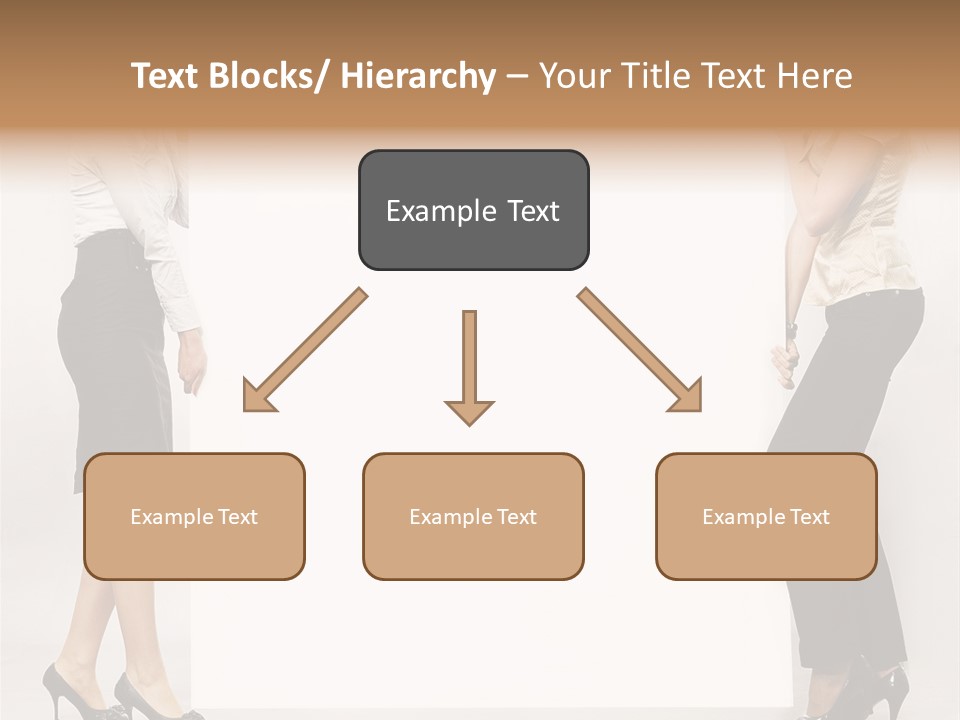 Casual Advertising Person PowerPoint Template