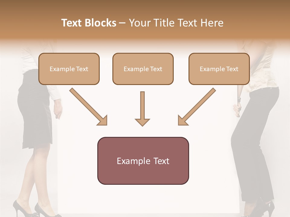 Casual Advertising Person PowerPoint Template