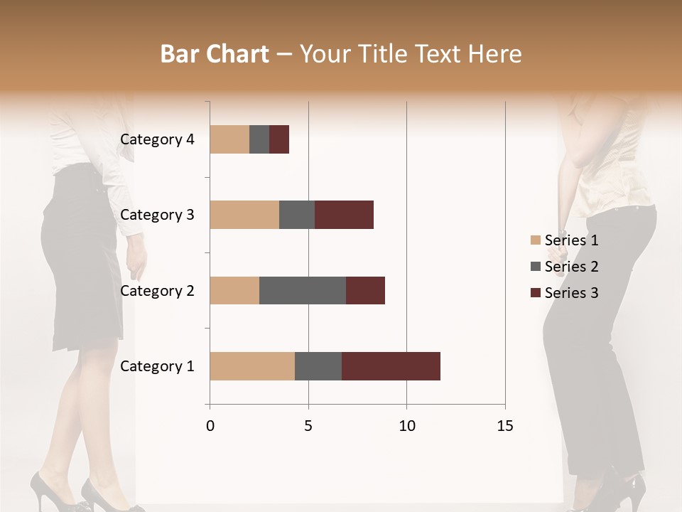 Casual Advertising Person PowerPoint Template