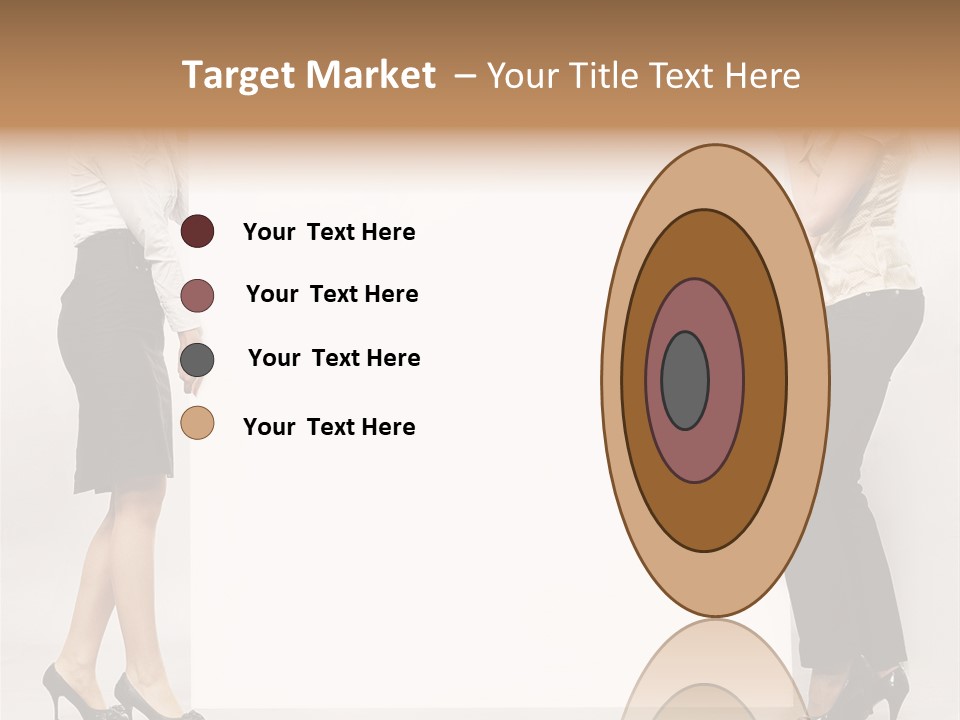 Casual Advertising Person PowerPoint Template