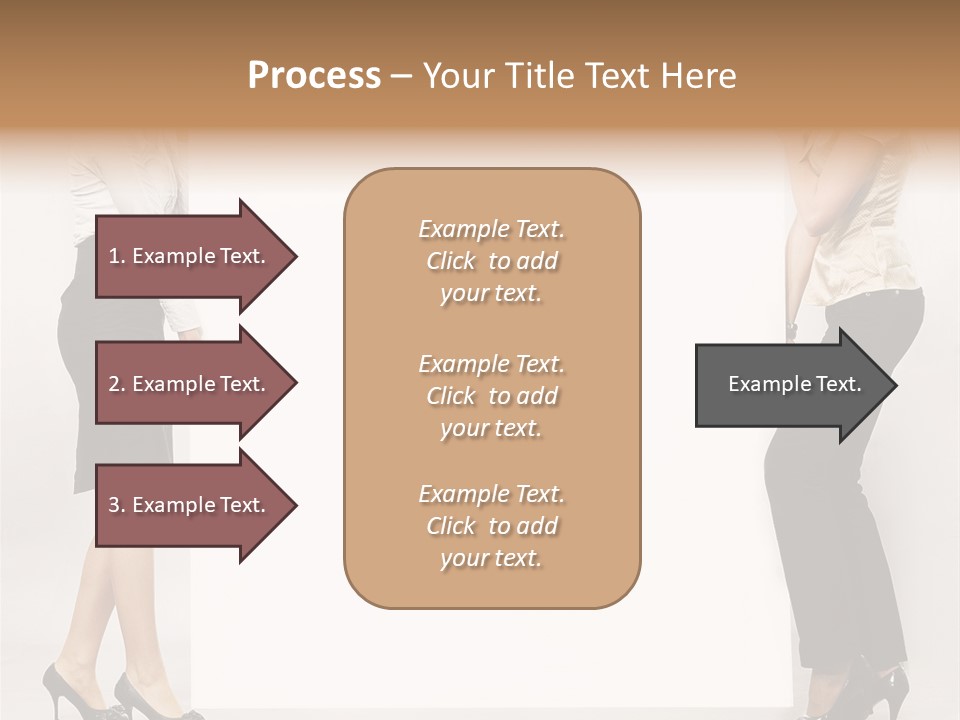 Casual Advertising Person PowerPoint Template