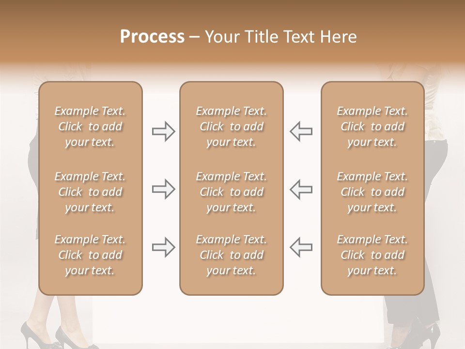 Casual Advertising Person PowerPoint Template