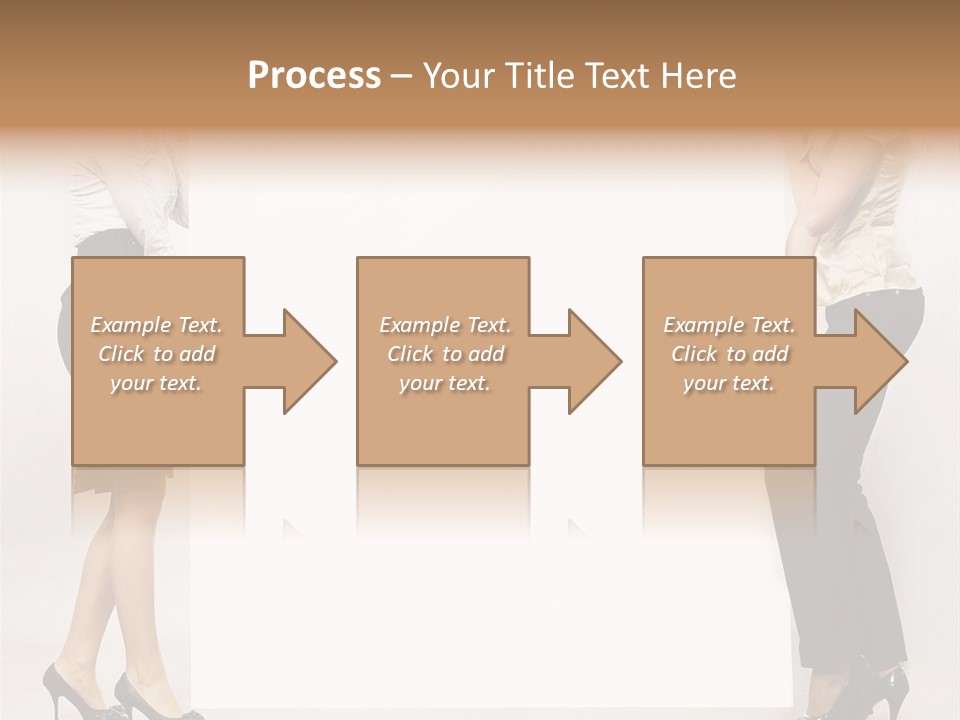 Casual Advertising Person PowerPoint Template