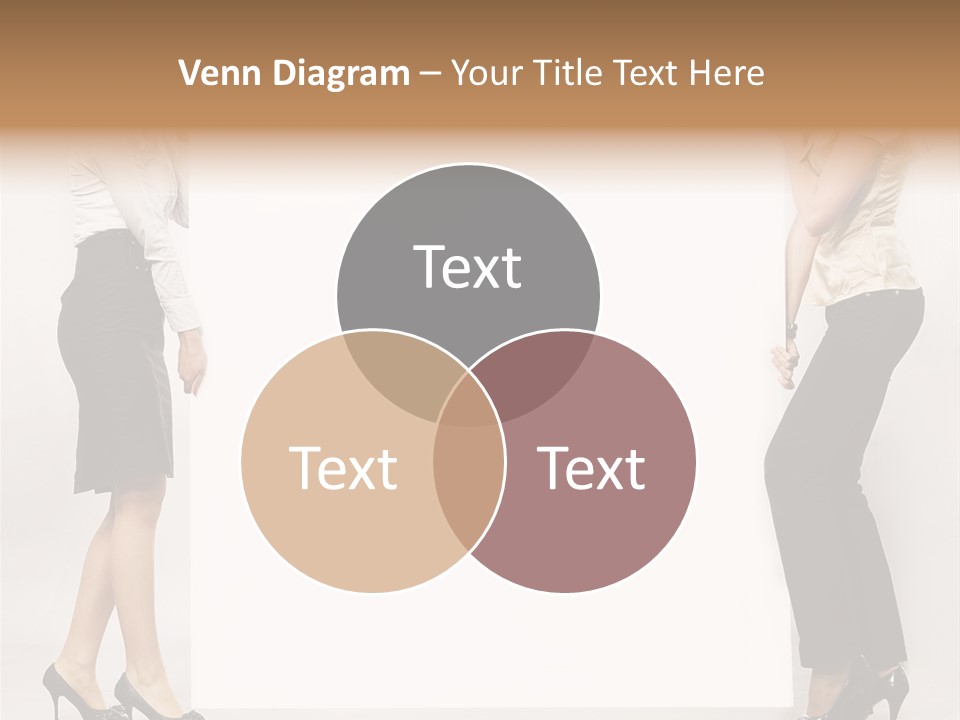 Casual Advertising Person PowerPoint Template