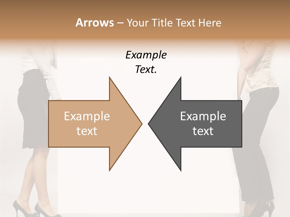 Casual Advertising Person PowerPoint Template