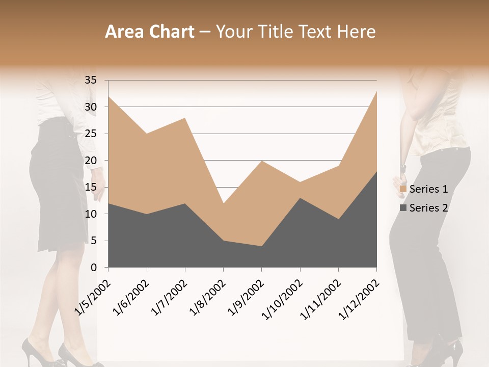 Casual Advertising Person PowerPoint Template