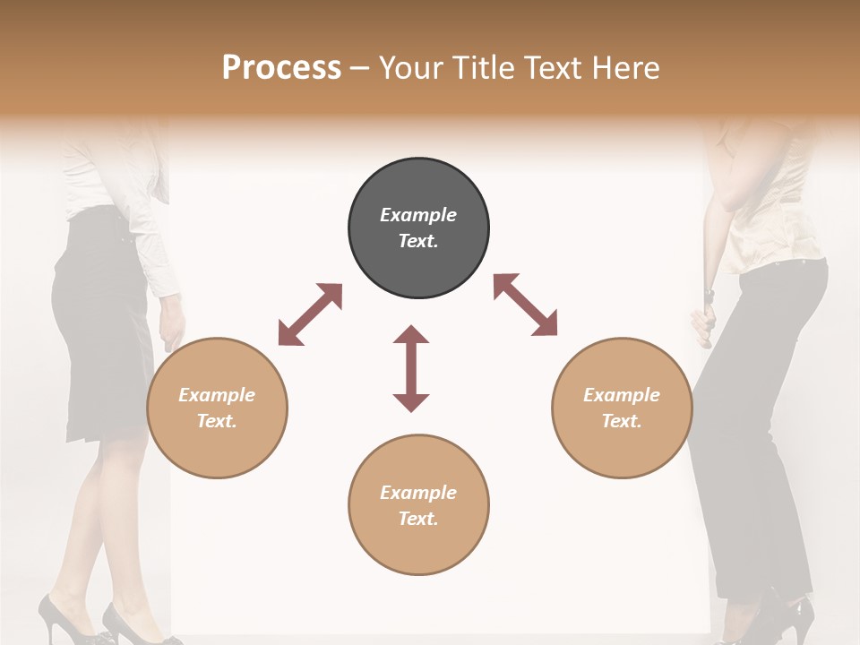 Casual Advertising Person PowerPoint Template