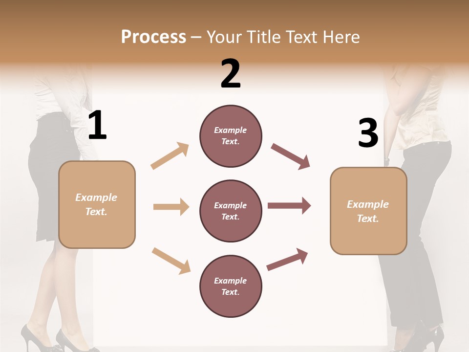 Casual Advertising Person PowerPoint Template