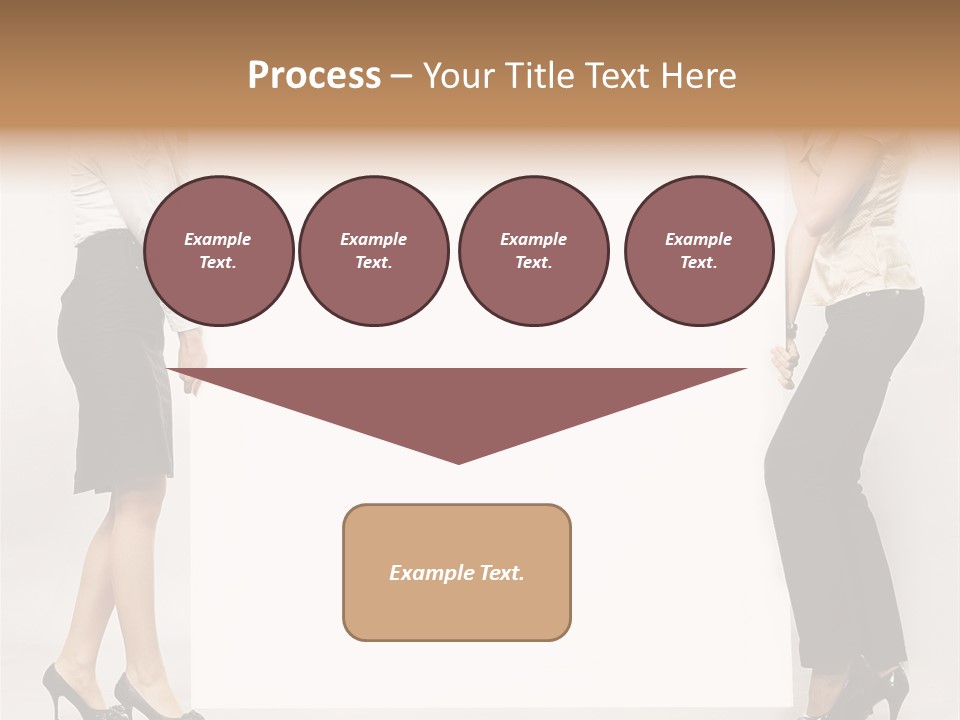 Casual Advertising Person PowerPoint Template