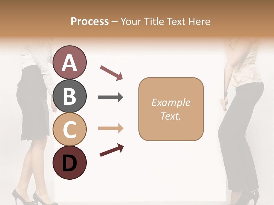 Casual Advertising Person PowerPoint Template