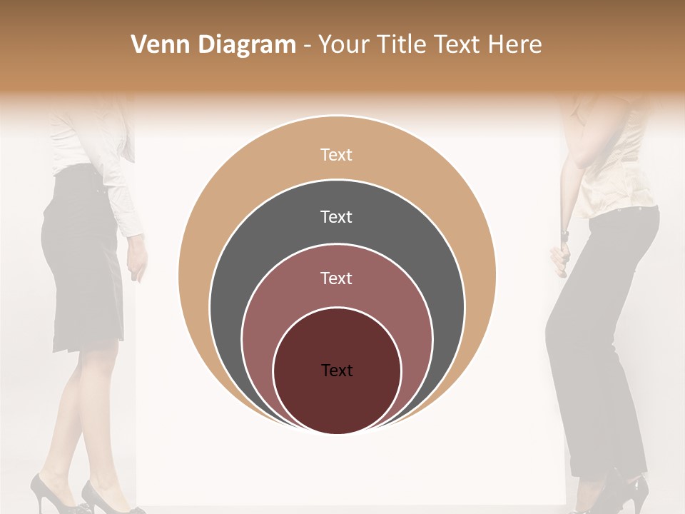 Casual Advertising Person PowerPoint Template