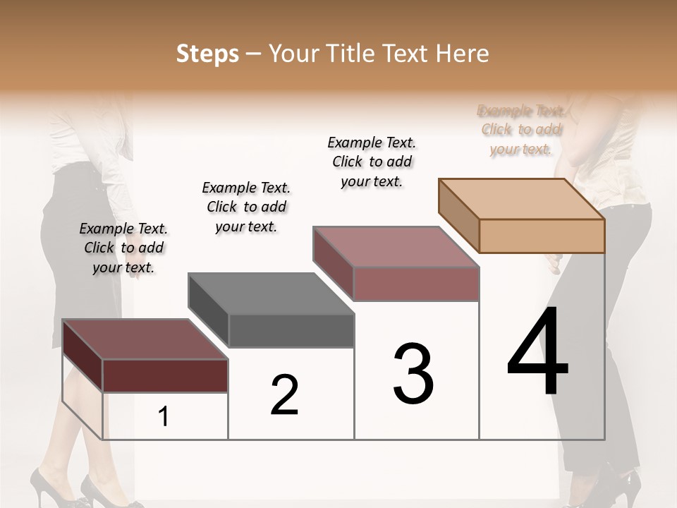 Casual Advertising Person PowerPoint Template