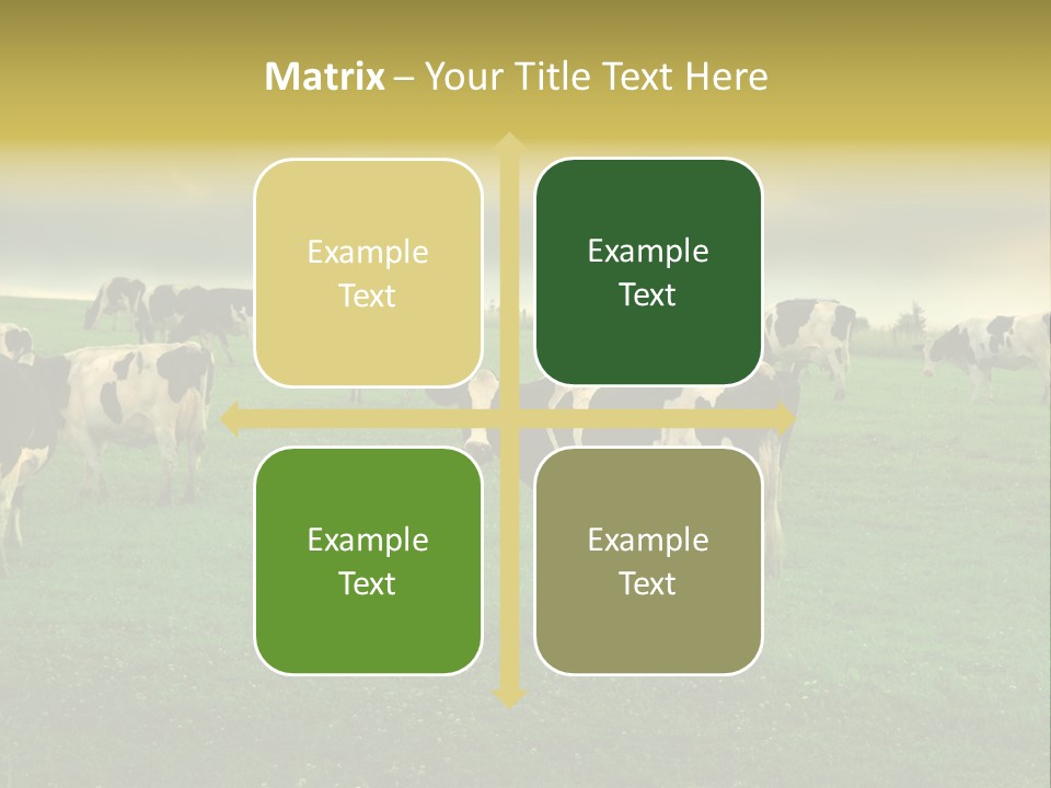 Meadow Farmland Grazing PowerPoint Template