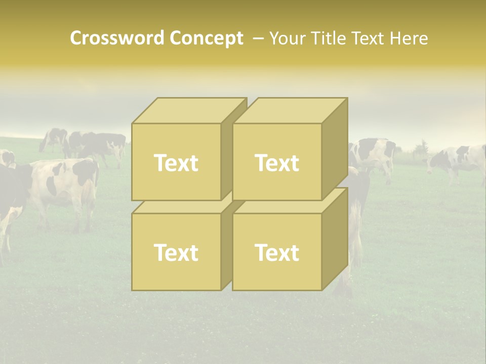 Meadow Farmland Grazing PowerPoint Template