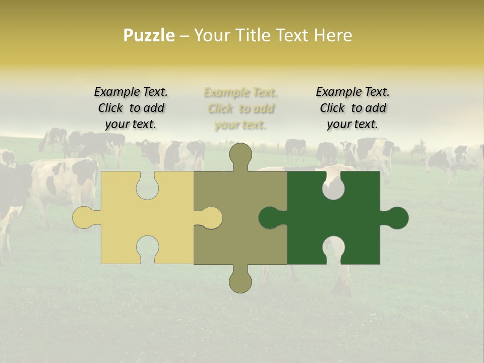 Meadow Farmland Grazing PowerPoint Template