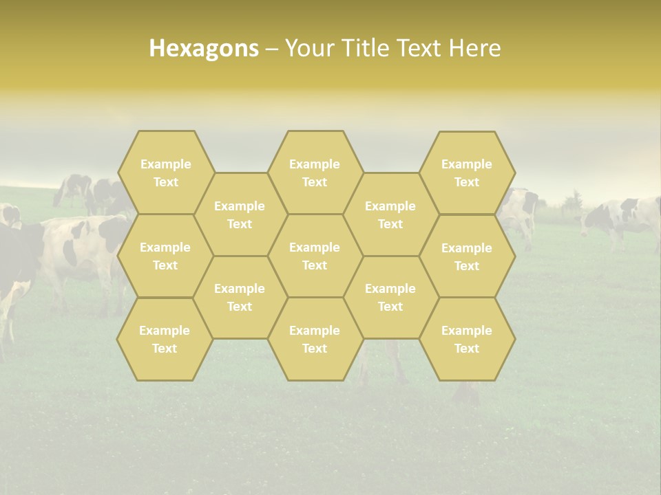 Meadow Farmland Grazing PowerPoint Template