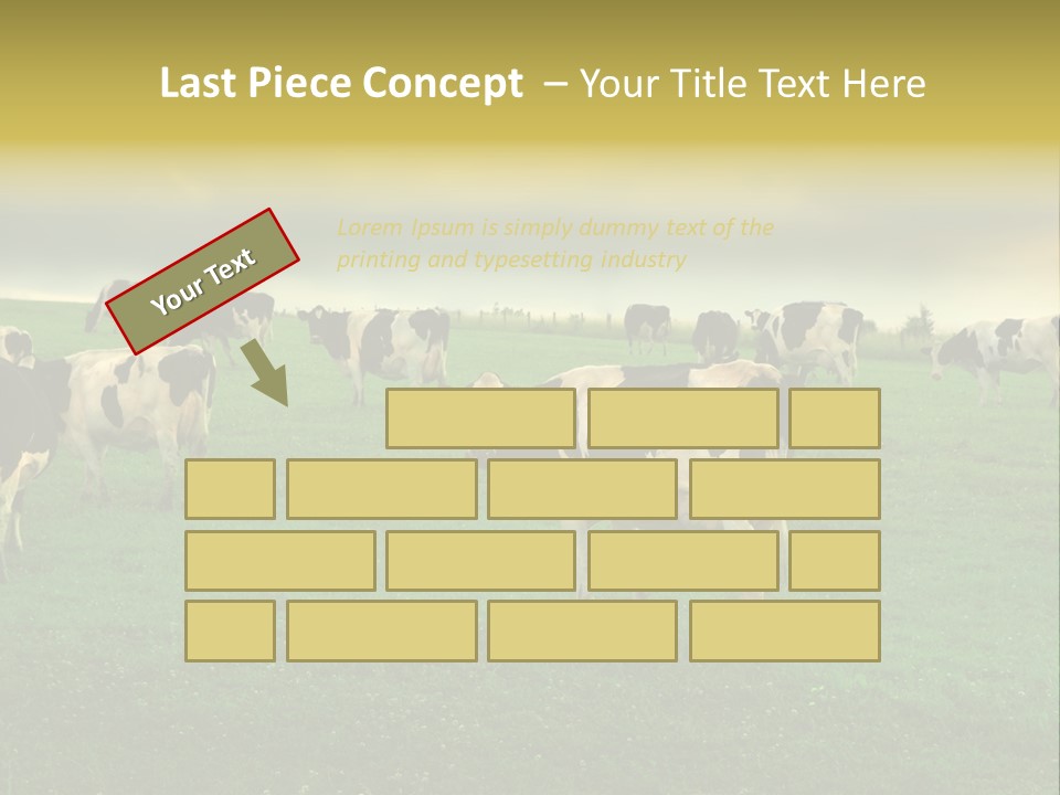 Meadow Farmland Grazing PowerPoint Template