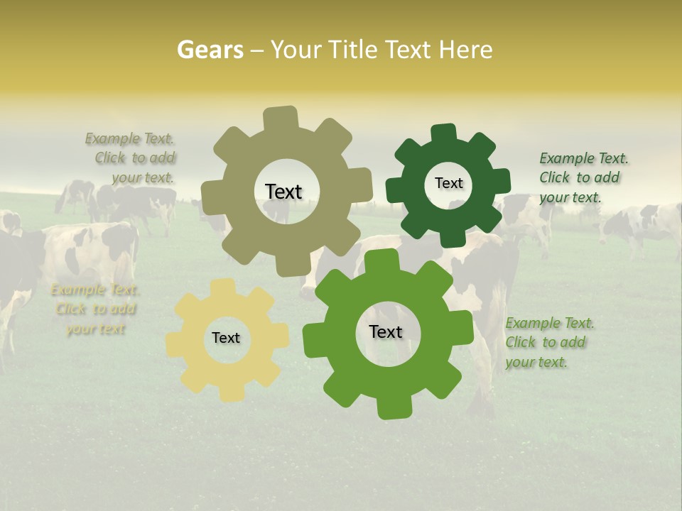 Meadow Farmland Grazing PowerPoint Template