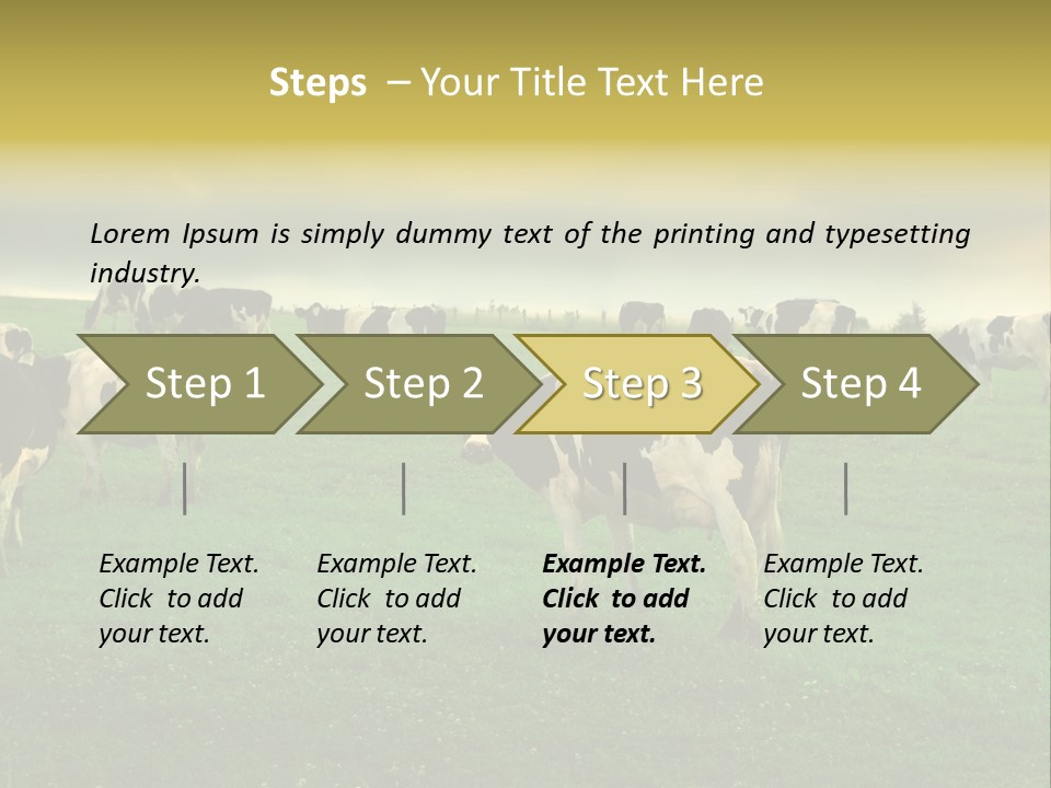 Meadow Farmland Grazing PowerPoint Template