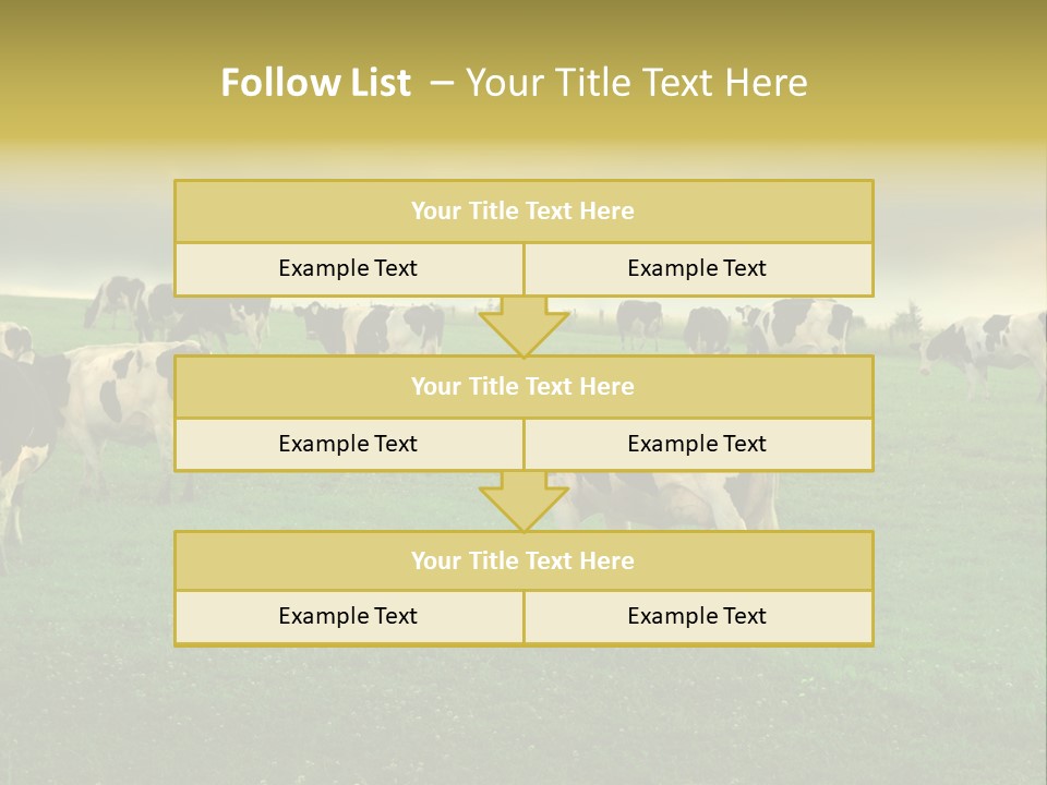 Meadow Farmland Grazing PowerPoint Template