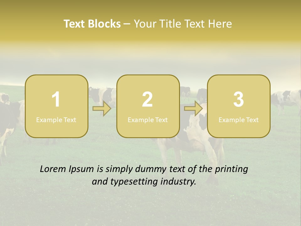 Meadow Farmland Grazing PowerPoint Template