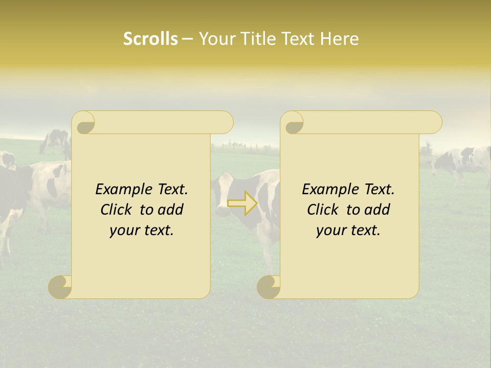 Meadow Farmland Grazing PowerPoint Template