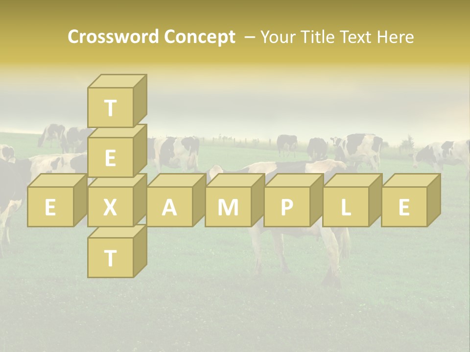 Meadow Farmland Grazing PowerPoint Template