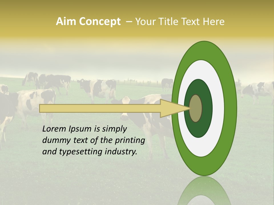 Meadow Farmland Grazing PowerPoint Template