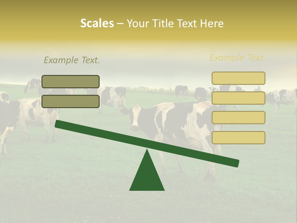 Meadow Farmland Grazing PowerPoint Template
