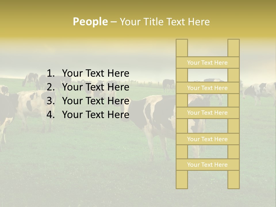 Meadow Farmland Grazing PowerPoint Template