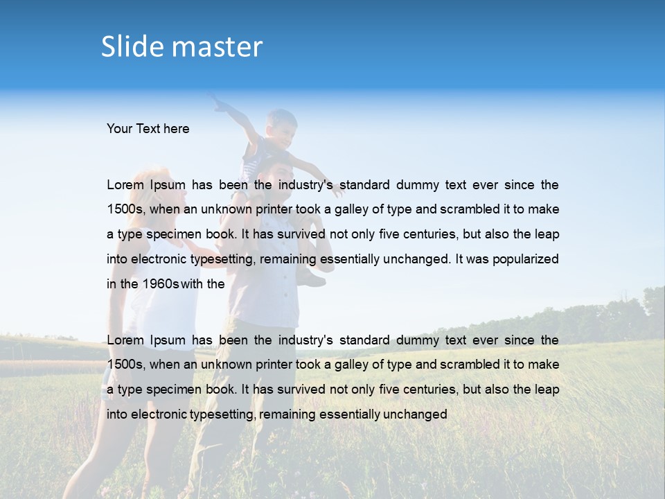 Kid Joy Enjoying PowerPoint Template