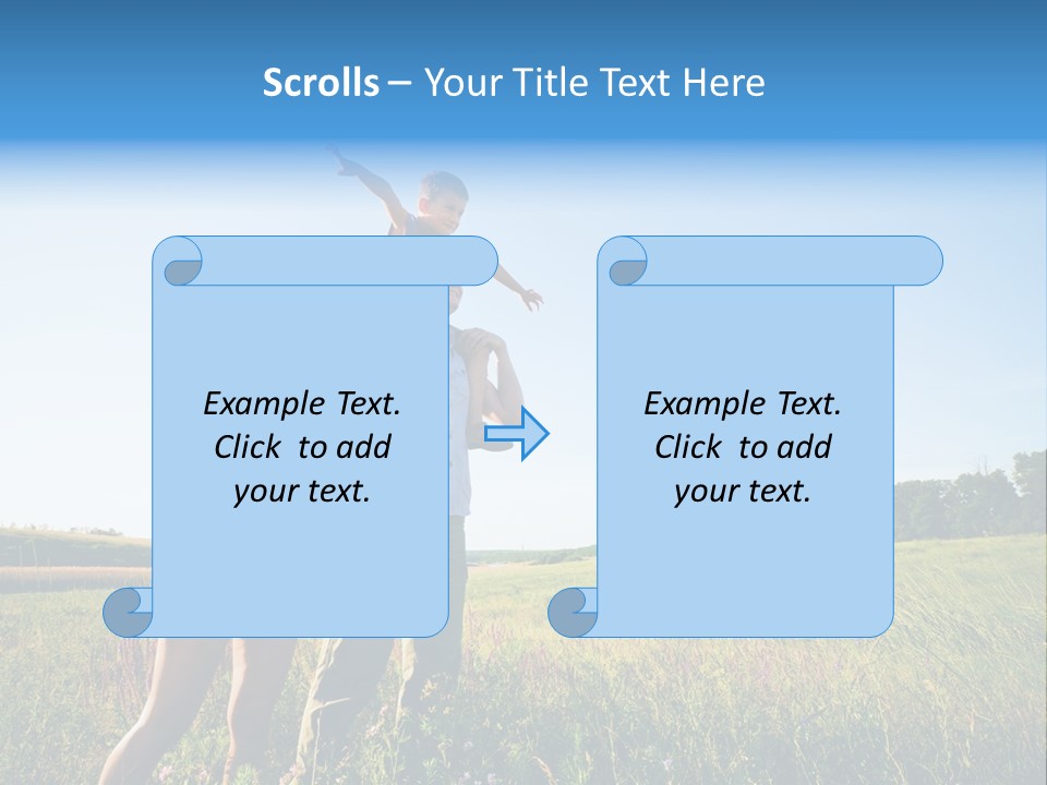 Kid Joy Enjoying PowerPoint Template
