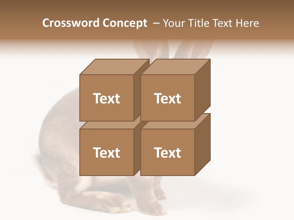 Whiskers Animal Rabbit PowerPoint Template