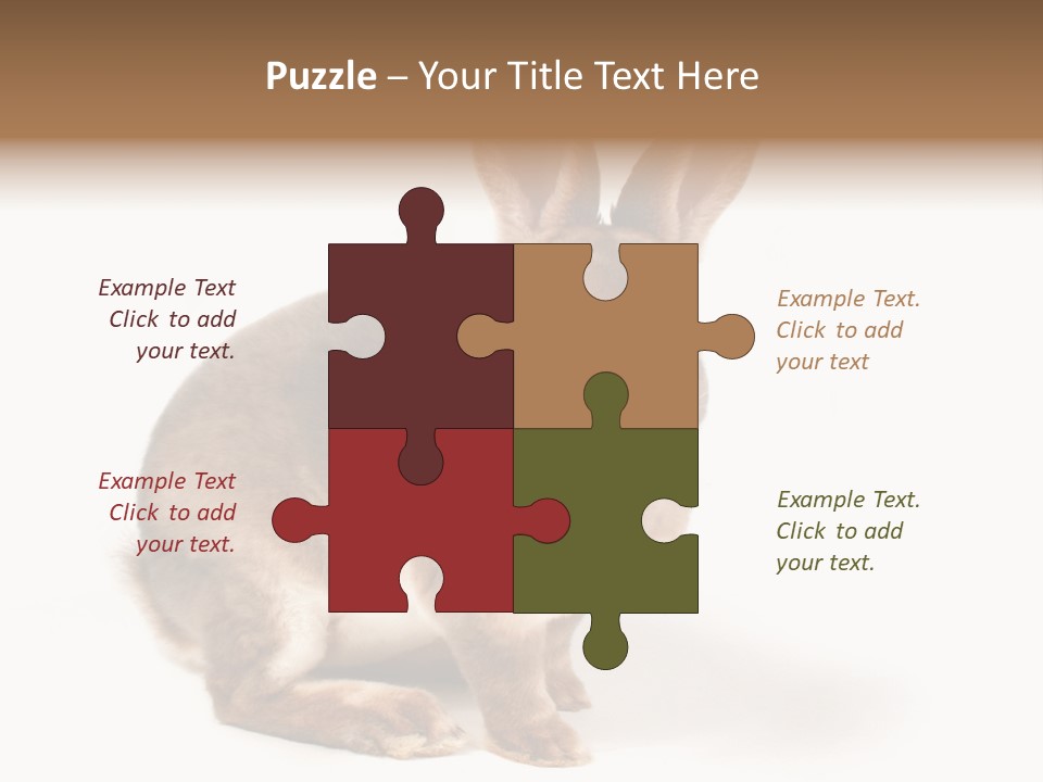 Whiskers Animal Rabbit PowerPoint Template