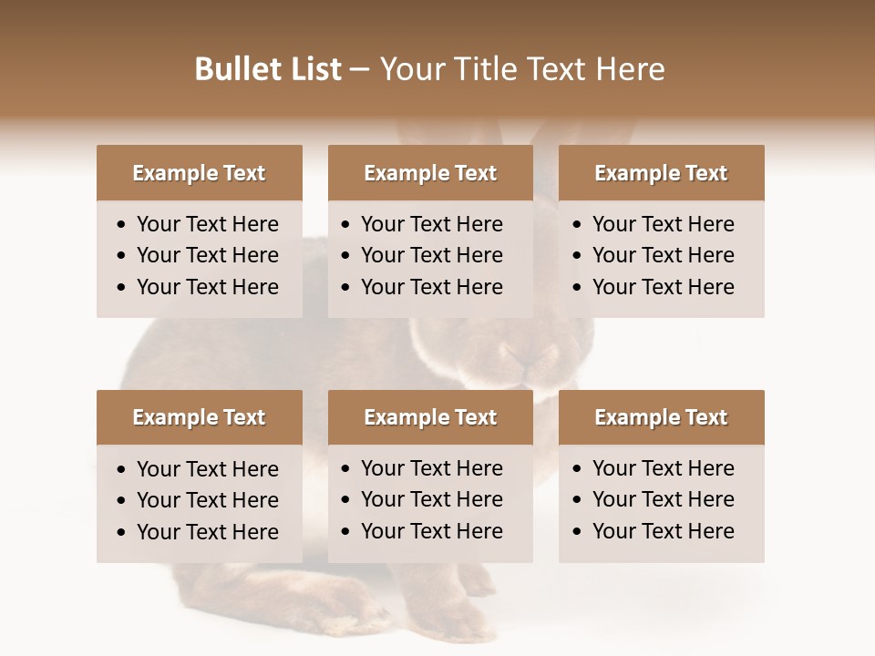 Whiskers Animal Rabbit PowerPoint Template