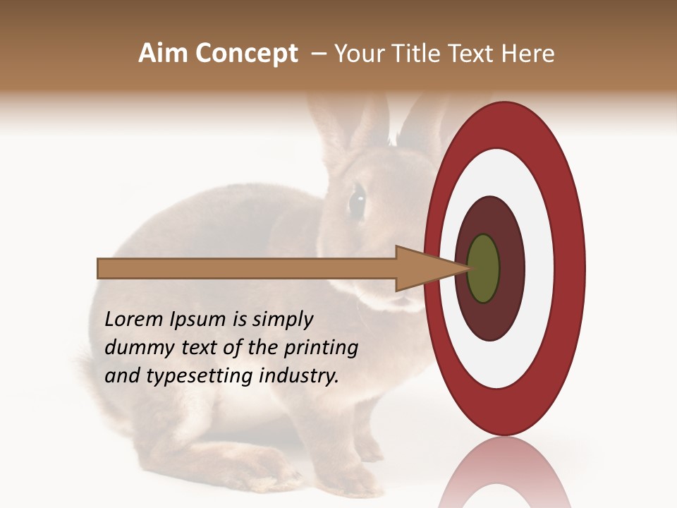 Whiskers Animal Rabbit PowerPoint Template