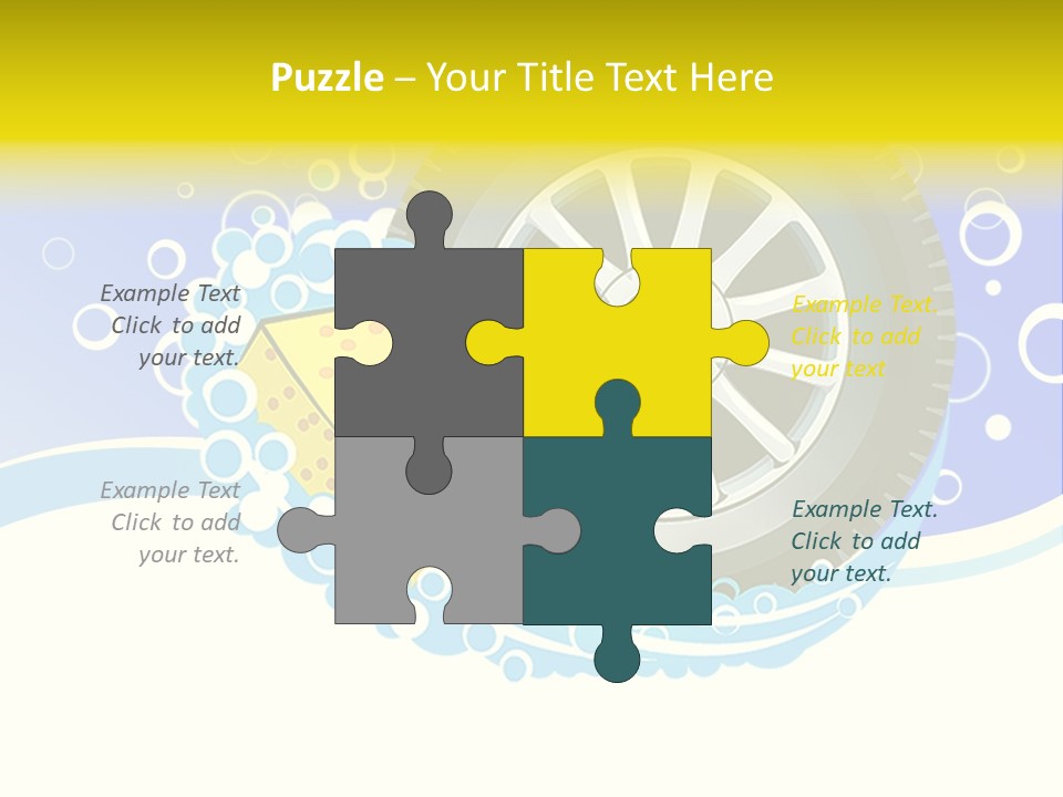 Shampoo Protector Service PowerPoint Template