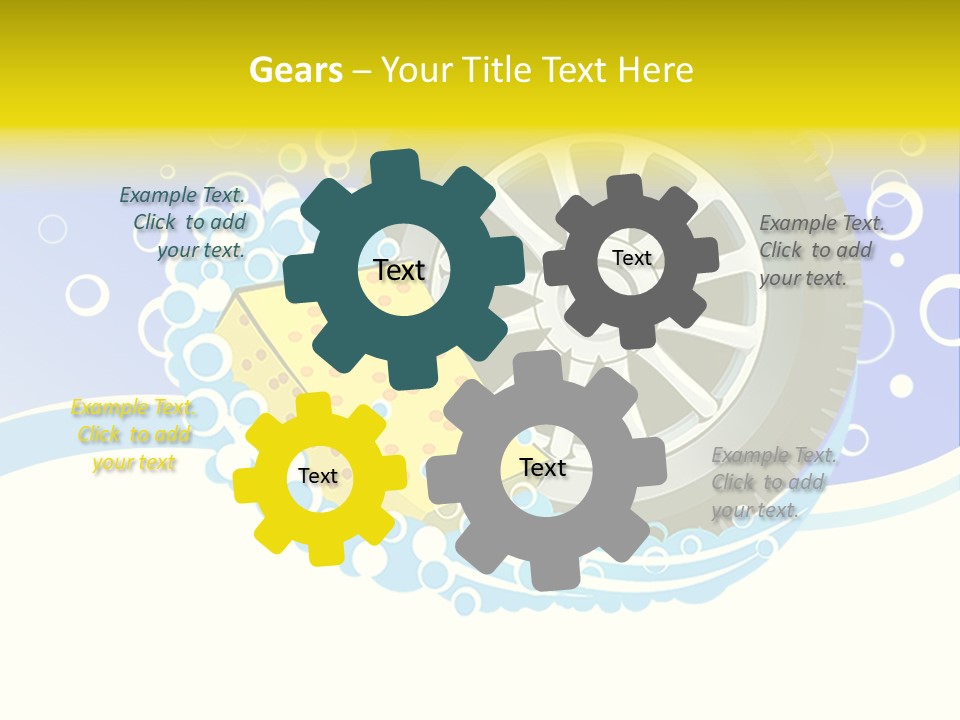 Shampoo Protector Service PowerPoint Template