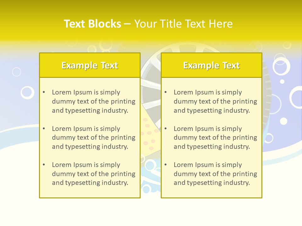 Shampoo Protector Service PowerPoint Template