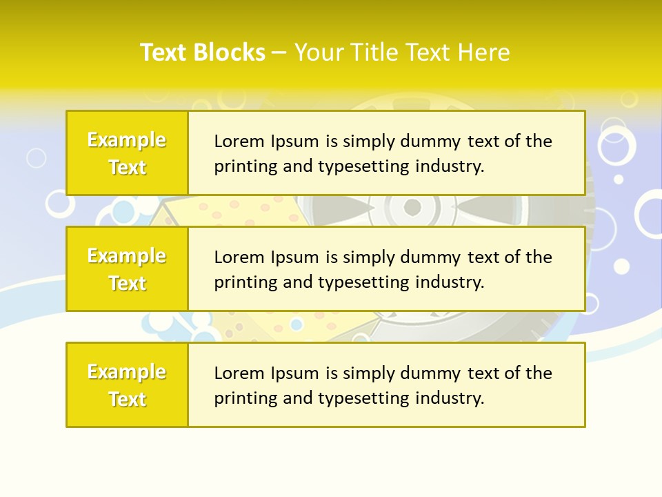 Shampoo Protector Service PowerPoint Template