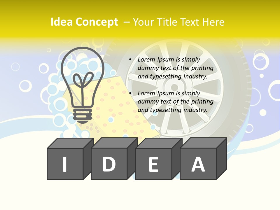 Shampoo Protector Service PowerPoint Template