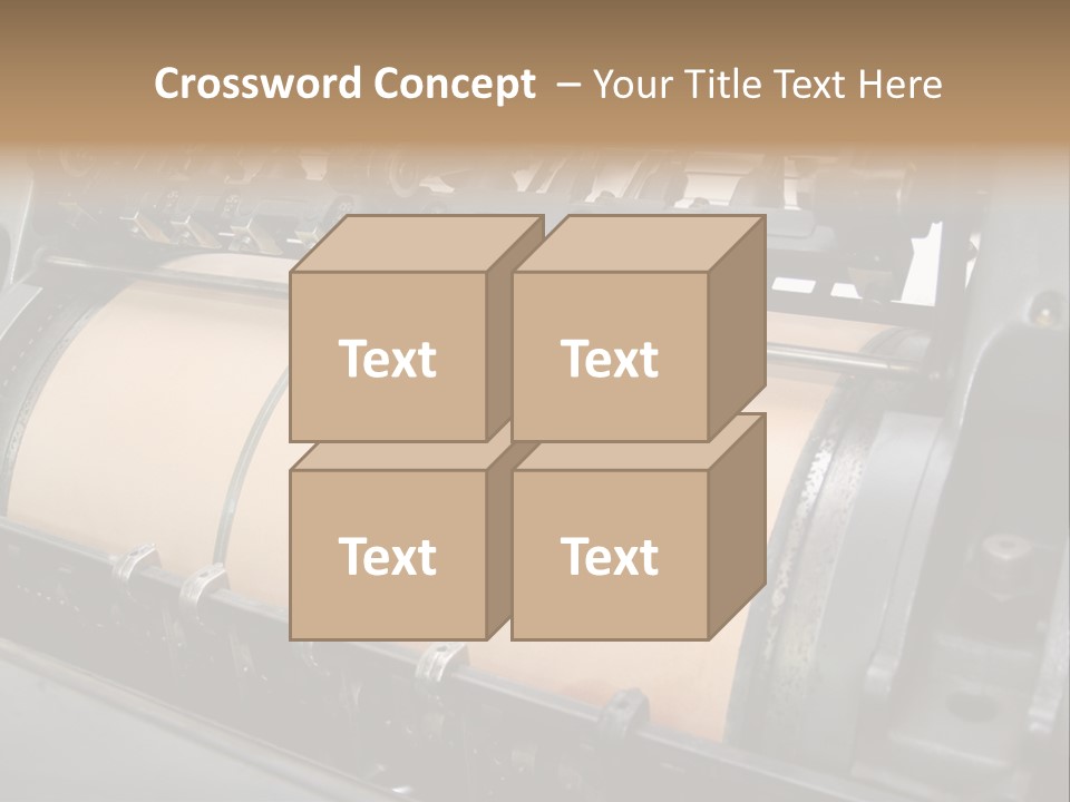 Technology Newspaper Work PowerPoint Template