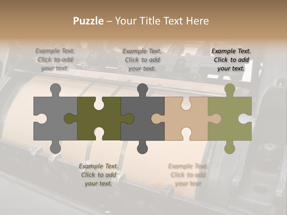 Technology Newspaper Work PowerPoint Template