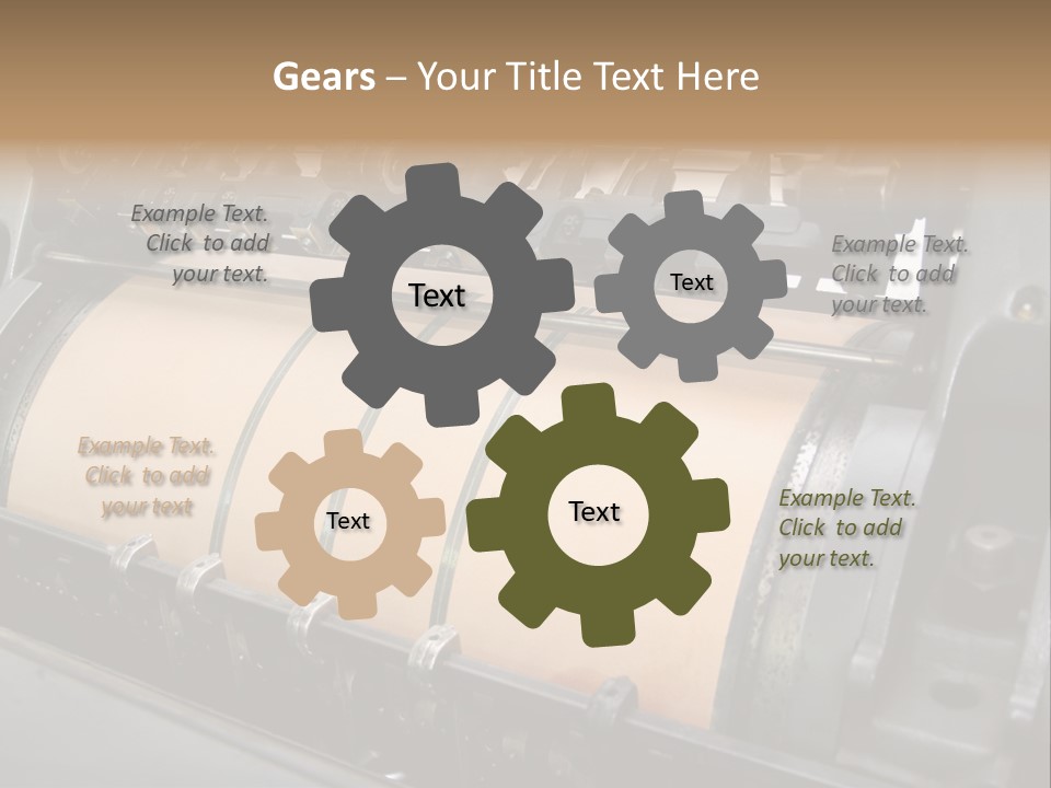 Technology Newspaper Work PowerPoint Template