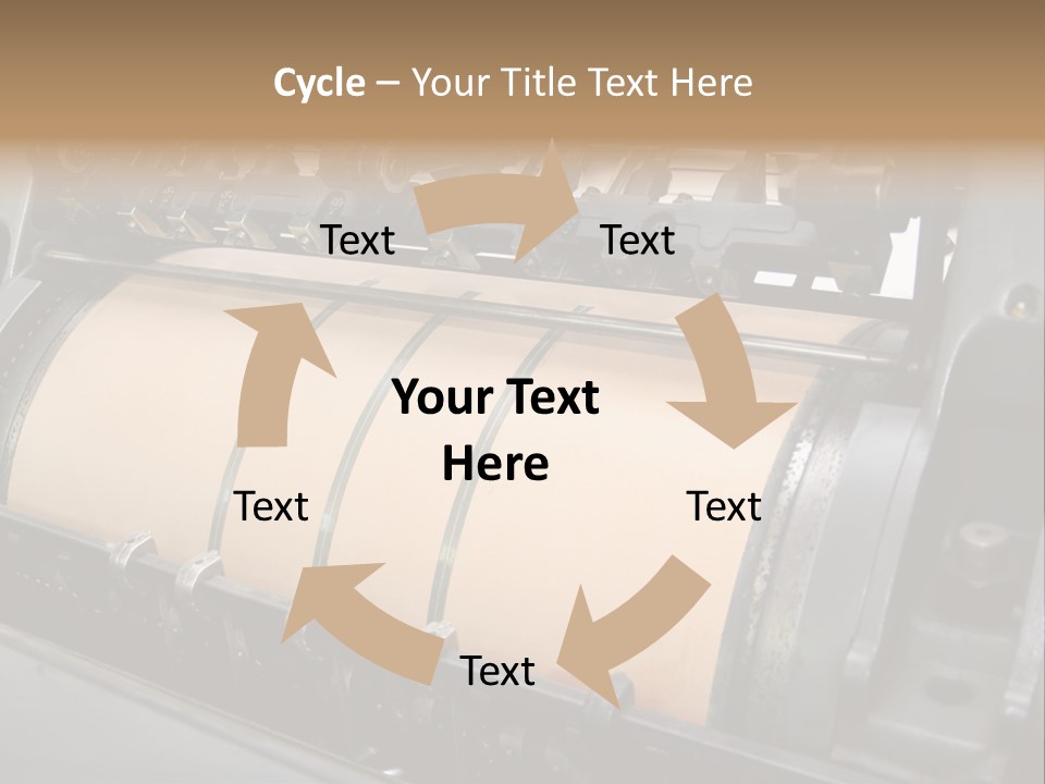 Technology Newspaper Work PowerPoint Template
