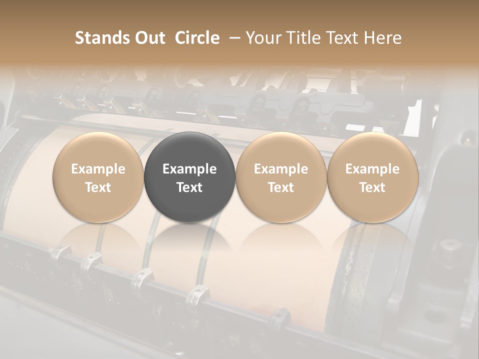 Technology Newspaper Work PowerPoint Template