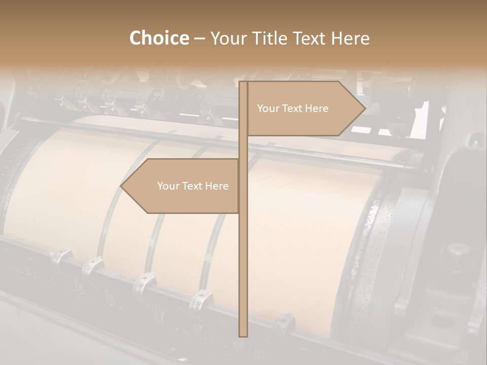 Technology Newspaper Work PowerPoint Template