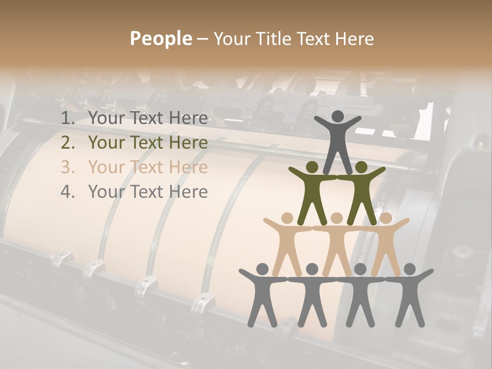 Technology Newspaper Work PowerPoint Template