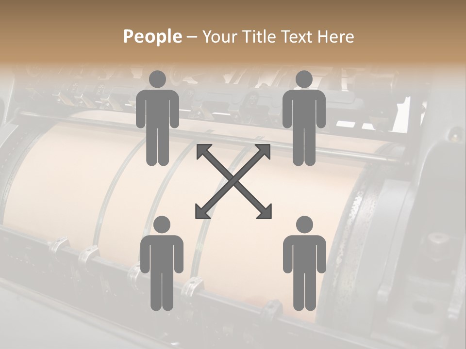 Technology Newspaper Work PowerPoint Template